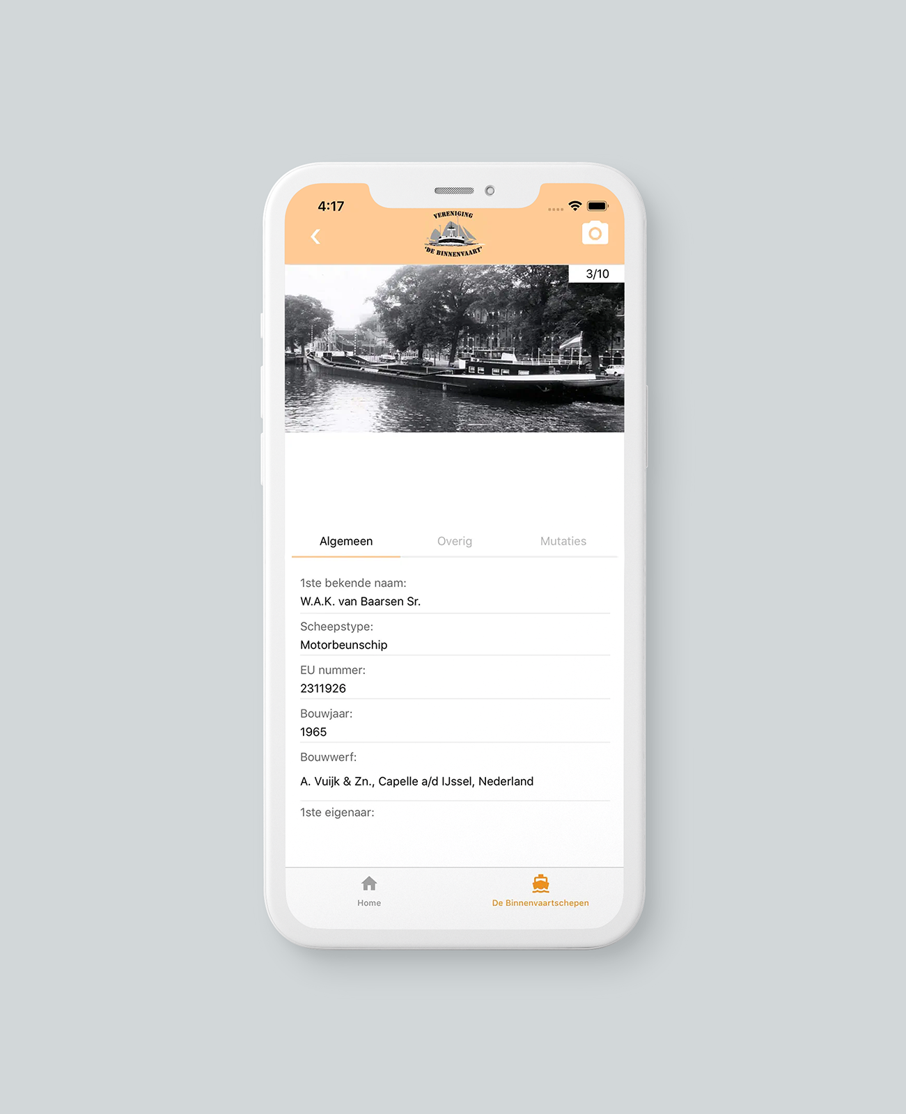 Binnenvaart app